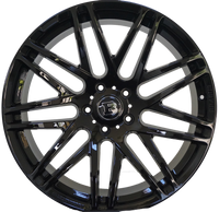 22" Inch Mercedes G Wagon G550 Rims G Class G65 G63 G55 G500 Brabus Style Gloss Black Wheels