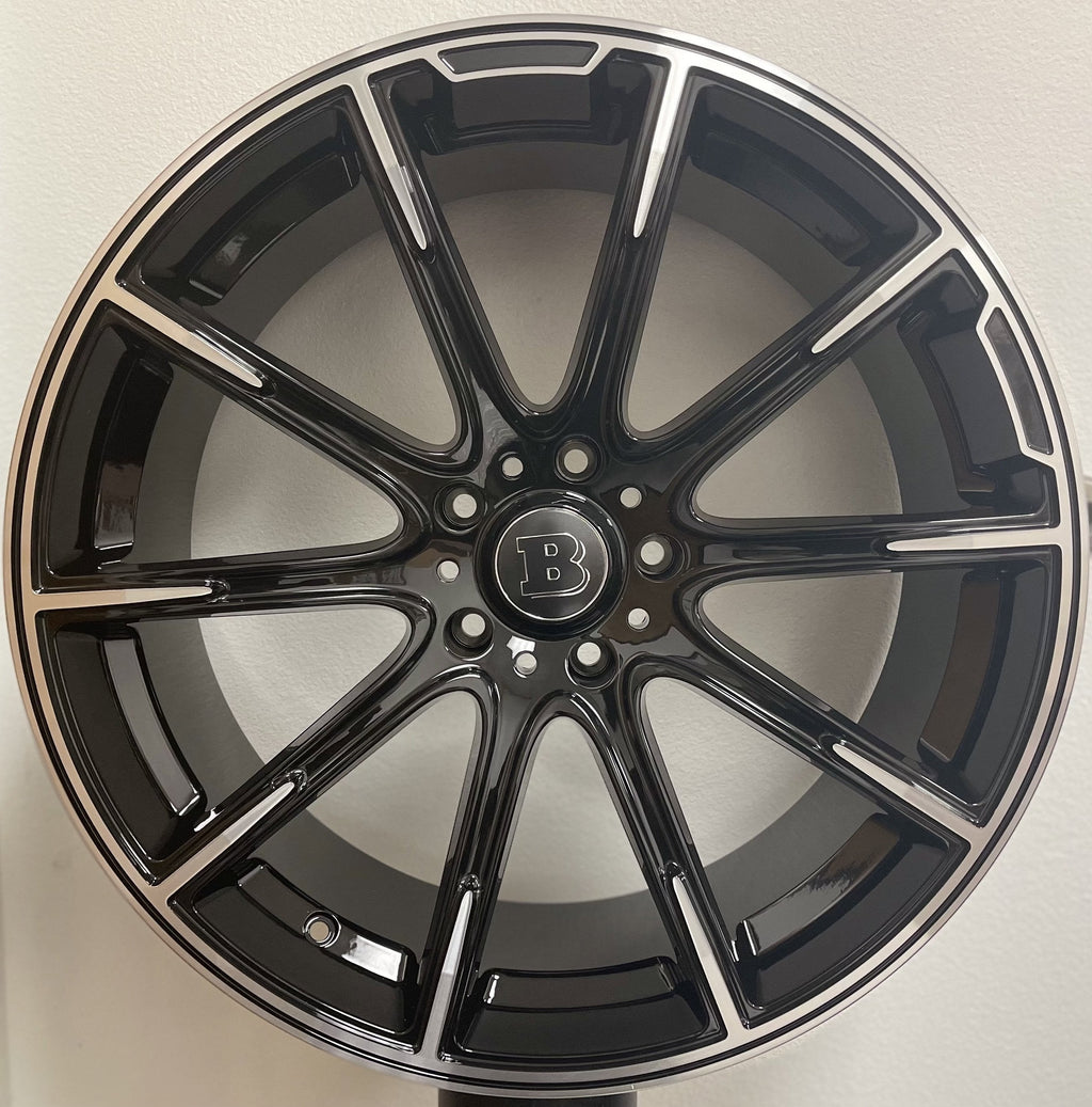 24 Inch Mercedes G Wagon G550 Rims G Class G65 G63 G55 G500 Brabus Pla ...