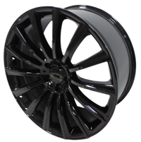 20 Inch Staggered Rims Fit Mercedes S Class CL Gloss Black Wheels
