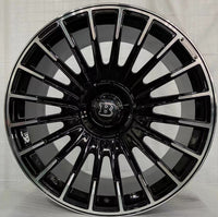 24" Inch Flowformed Rims Fit Mercedes G Wagon G550 G65 G63 G55 G500 Brabus "PLATINUM"&nbsp; Style Wheels