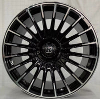 24" Inch Rims Fit Mercedes G Wagon G550 G65 G63 G55 G500 Brabus "PLATINUM" Style Wheels
