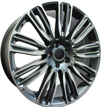 21 Inch Rims Range Rover Autobiography Sport LR3 LR4 & HSE Wheels Gunmetal Machined Face