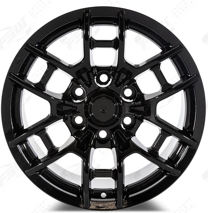 20 Inch Toyota TRD PRO Style Rims Fits 4Runner FJ Cruiser Tacoma Style Gloss Black Wheels