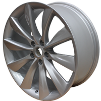 21X8.5 Rims Fit Tesla Model S Model Y Gloss Silver Wheels