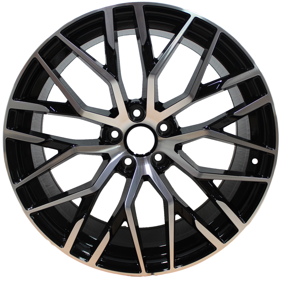 20 Inch Rims Audi S Line R8 Style A4 S4 A5 S5 A6 S6 A7 S7 Q3 Q5 SQ5 Mesh Black Wheels