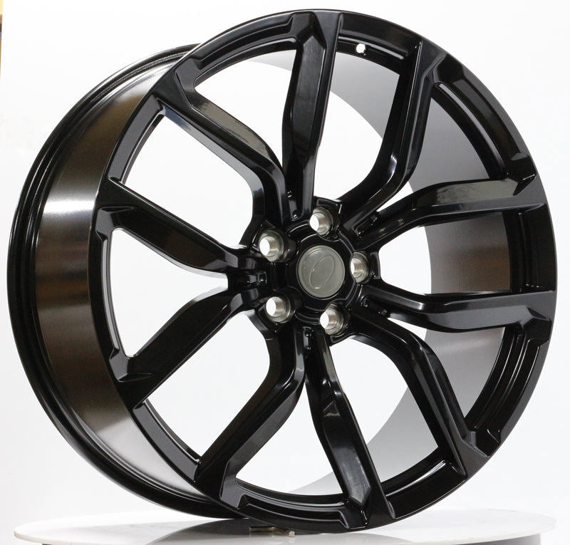 24 Inch Rims fit Range Rover Sport / Full Size HSE SVR Style Satin Black Wheels