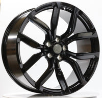 24 Inch Rims fit Range Rover Sport / Full Size HSE SVR Style Satin Black Wheels
