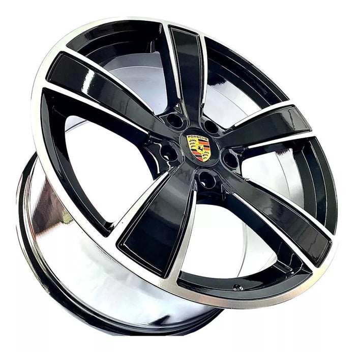 22 Inch Staggered Rims Fits Porsche Cayenne Base S GTS Turbo Wheels