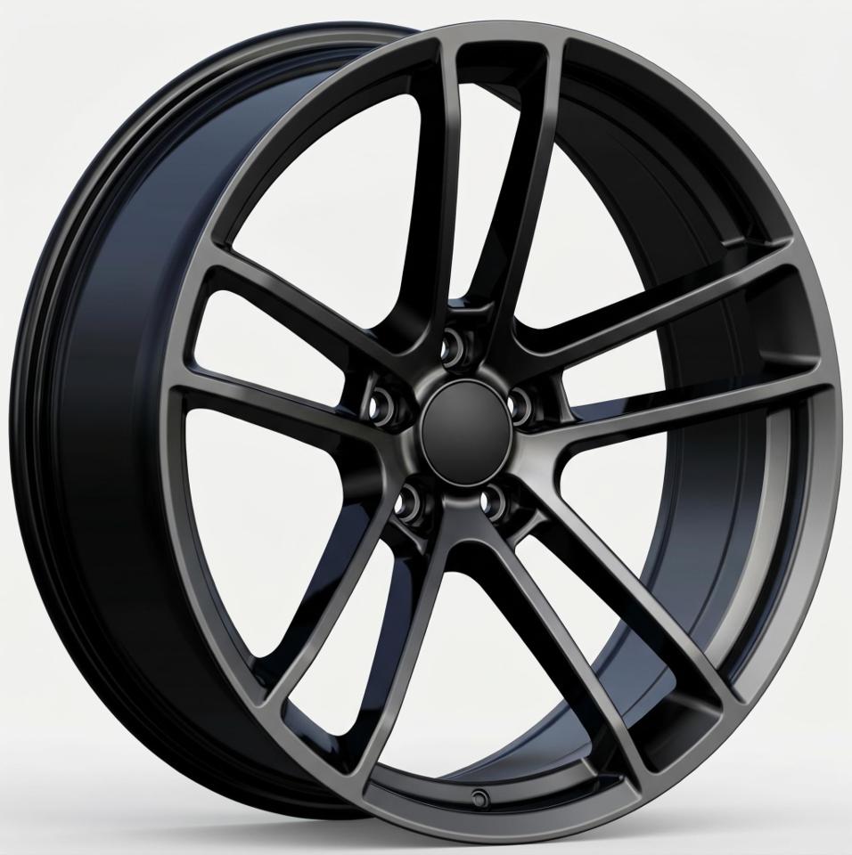 20" Dodge Charger Challenger Magnum Hellcat Staggered Gloss Black Wheels & Rims