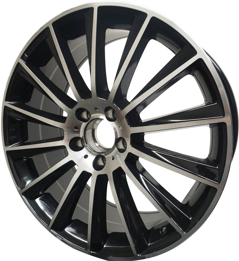 22" Staggered Rims Fit Mercedes S600 S500 S550 S63 S400 S450 S350 CL S Class Wheels