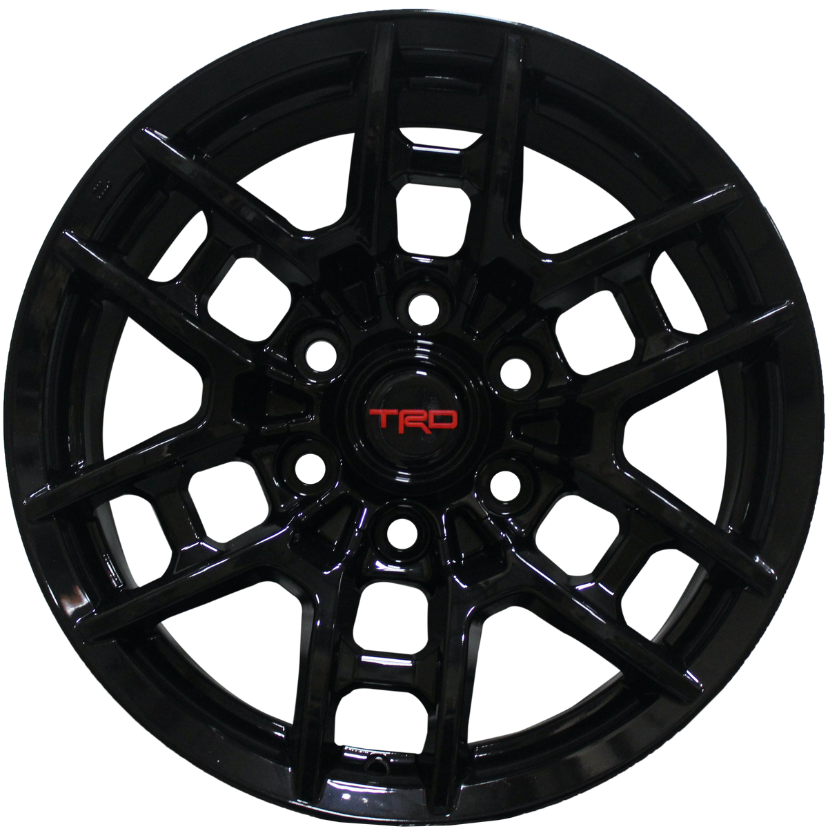 22 Inch Toyota TRD PRO Style Rims Fits 4Runner FJ Cruiser Tacoma Style Gloss Black Wheels