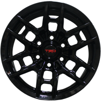 22 Inch Toyota TRD PRO Style Rims Fits 4Runner FJ Cruiser Tacoma Style Gloss Black Wheels