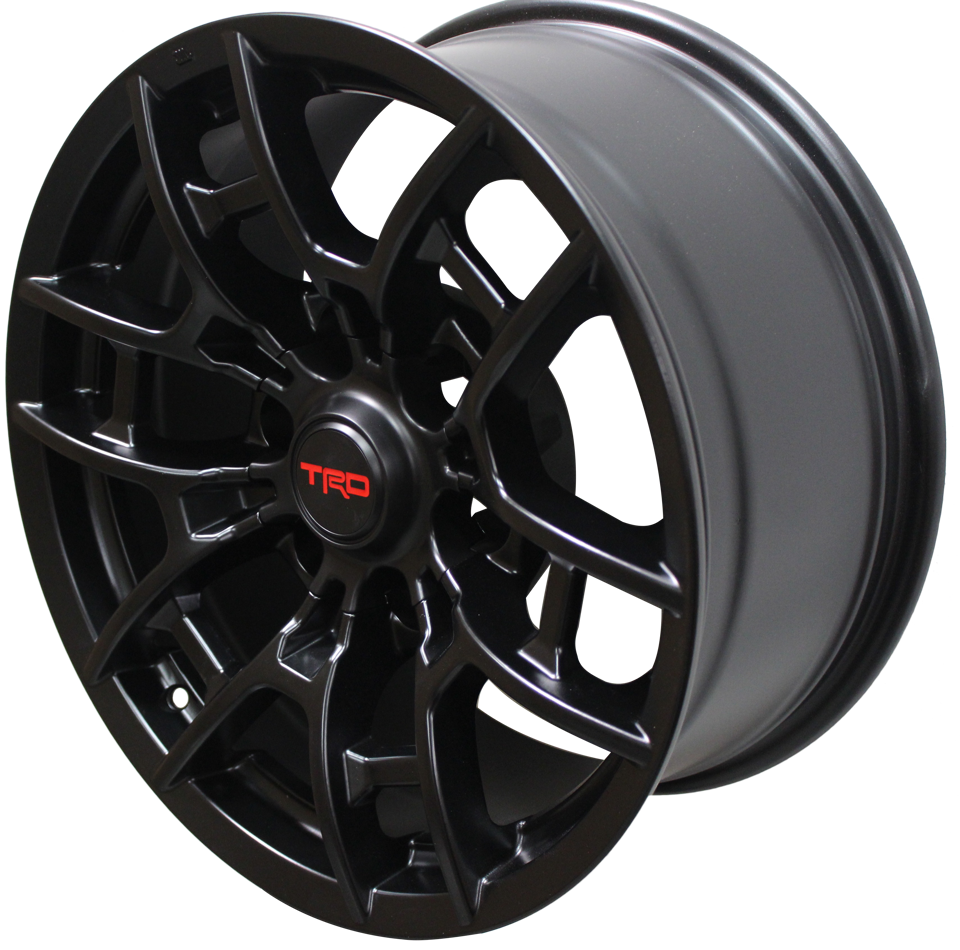 22” inch Toyota TRD 4Runner FJ Cruiser Tacoma Pre Runner TRD Rims Features Set of 4 wheels Matte Black