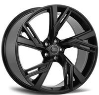21 Inch Audi RS Style A5 A6 A7 A8 S5 S6 S7 S8 Q5 Q7 Q8 SQ5 SQ7 SQ8 Rims Gloss Black Wheels