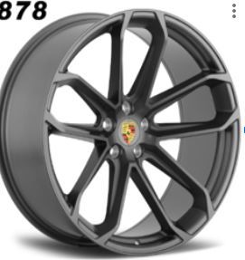 21 Inch Staggered Rims Fits Porsche Macan Base S GTS Turbo Wheels