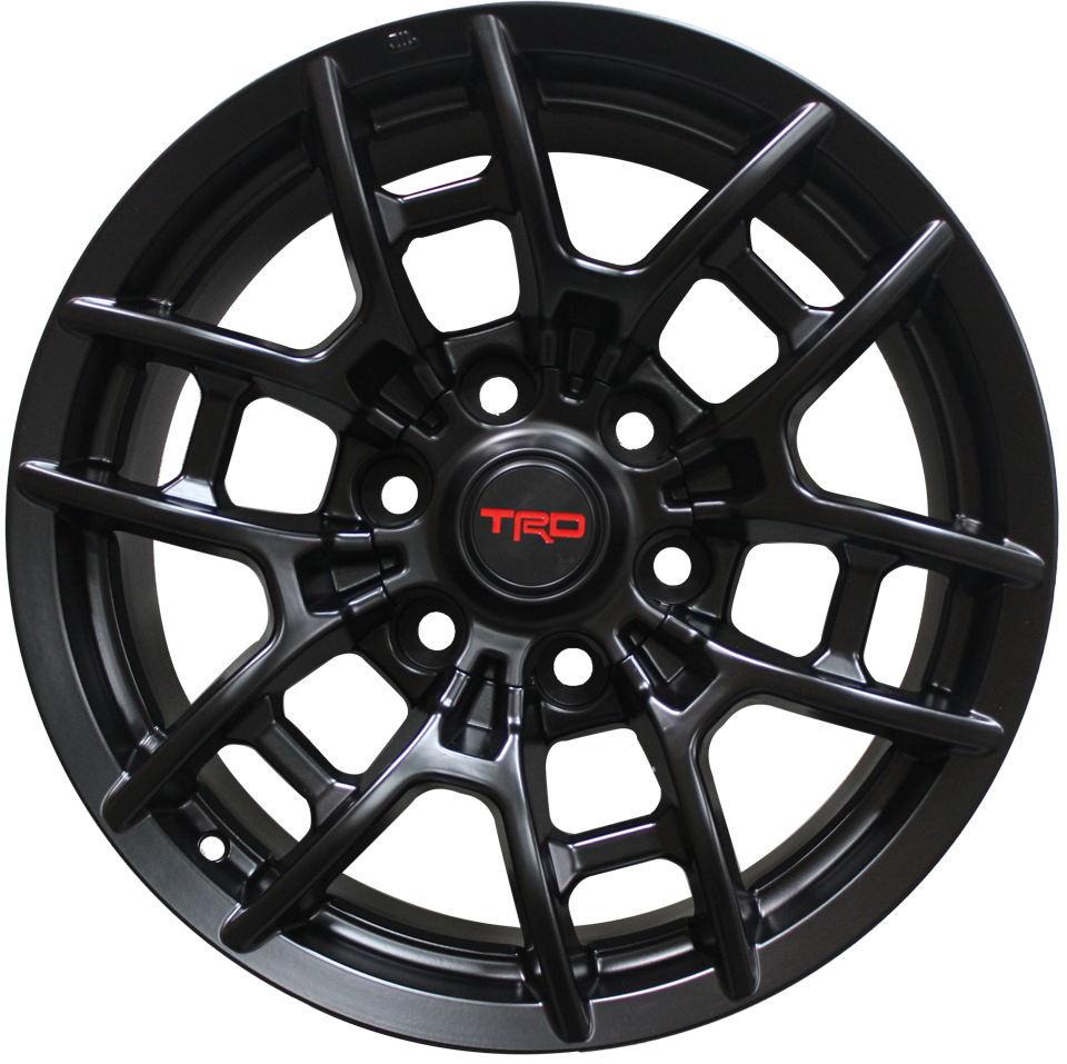 22” inch Toyota TRD 4Runner FJ Cruiser Tacoma Pre Runner TRD Rims Features Set of 4 wheels Matte Black