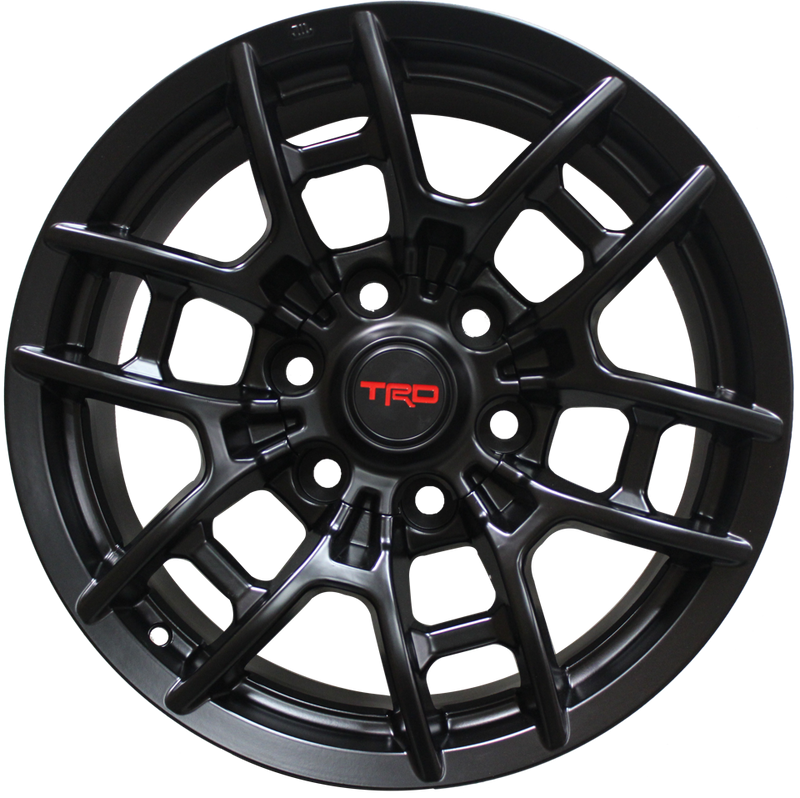 22” inch Toyota TRD 4Runner FJ Cruiser Tacoma Pre Runner TRD Rims Features Set of 4 wheels Matte Black