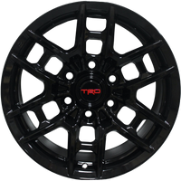 22 Inch Toyota TRD PRO Style Rims Fits 4Runner FJ Cruiser Tacoma Style Gloss Black Wheels
