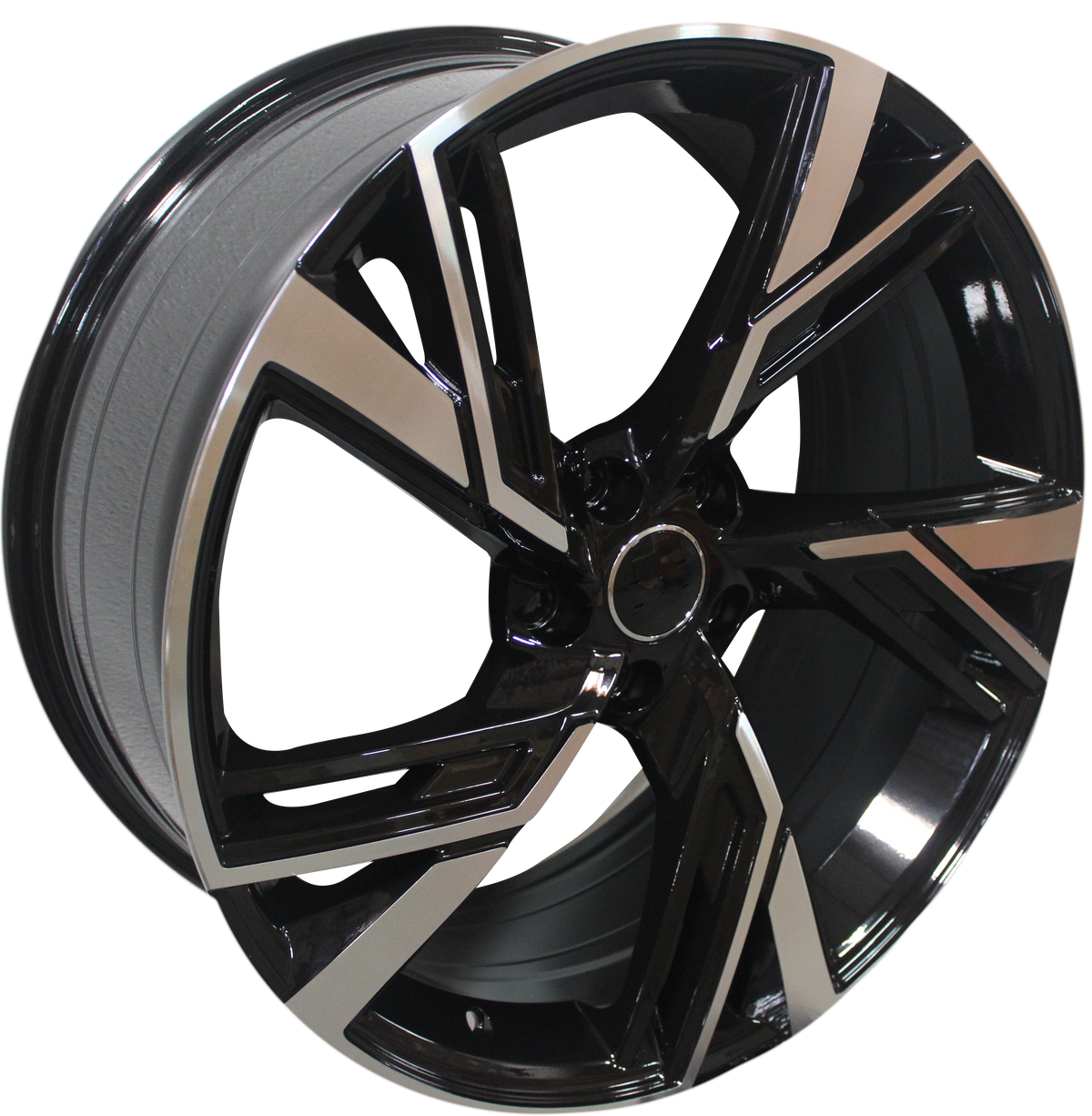 21 Inch Audi RS Style A5 A6 A7 A8 S5 S6 S7 S8 Q5 Q7 Q8 SQ5 SQ7 SQ8 Rims Black Machined Face  Wheels