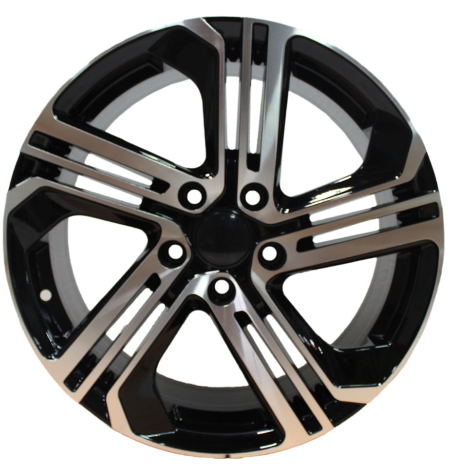 17 inch VW/Audi Jetta Golf CC A6 A4 A3 S4 S3 Rims Black&nbsp;Machined Face Wheels