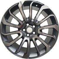 24 Inch Rims Range Rover Autobiography Style Sport LR3 LR4 & HSE Wheels Black Machined Face
