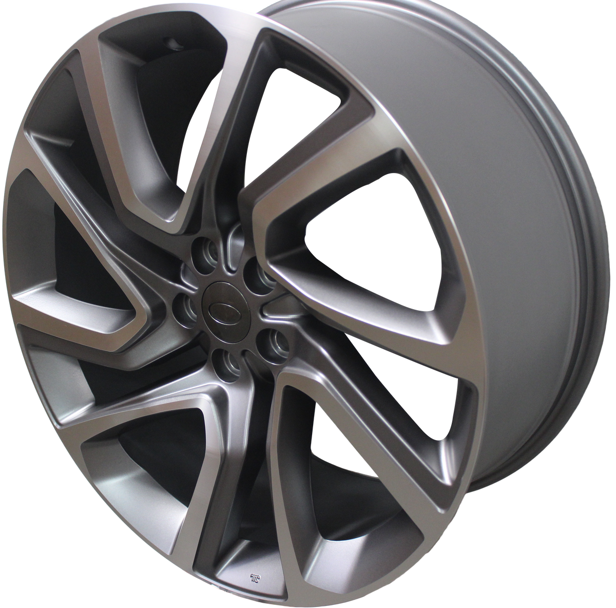 22 Inch WHEELS FITS ALL VELAR EVOQUE FREELANDER HSE BLACK MACHINED FINISH RIMS