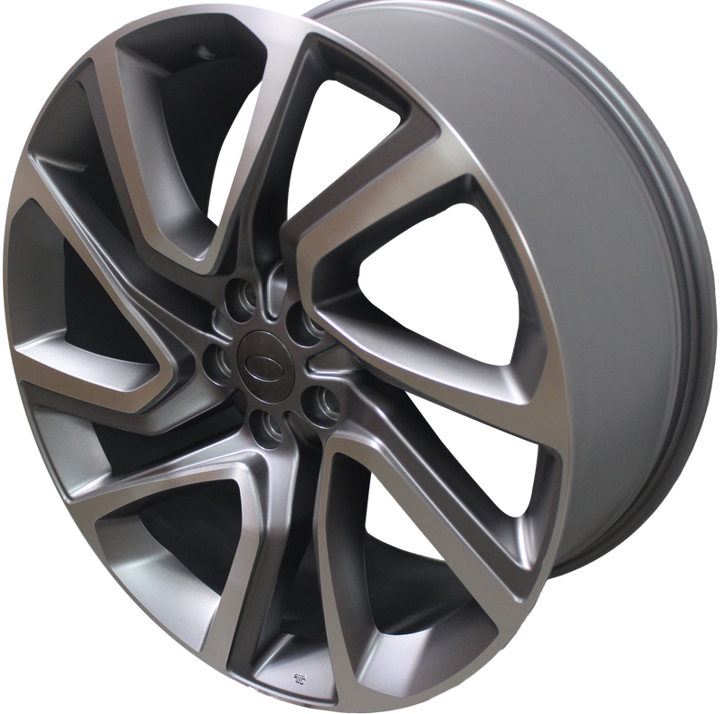 22 Inch WHEELS FITS ALL VELAR EVOQUE FREELANDER HSE BLACK MACHINED FIN ...
