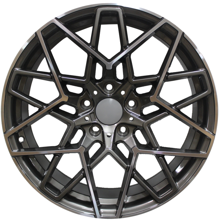 22 Inch Staggered Rims Fits BMW X5 X6 X5M X6M 2021 Mesh Wheels