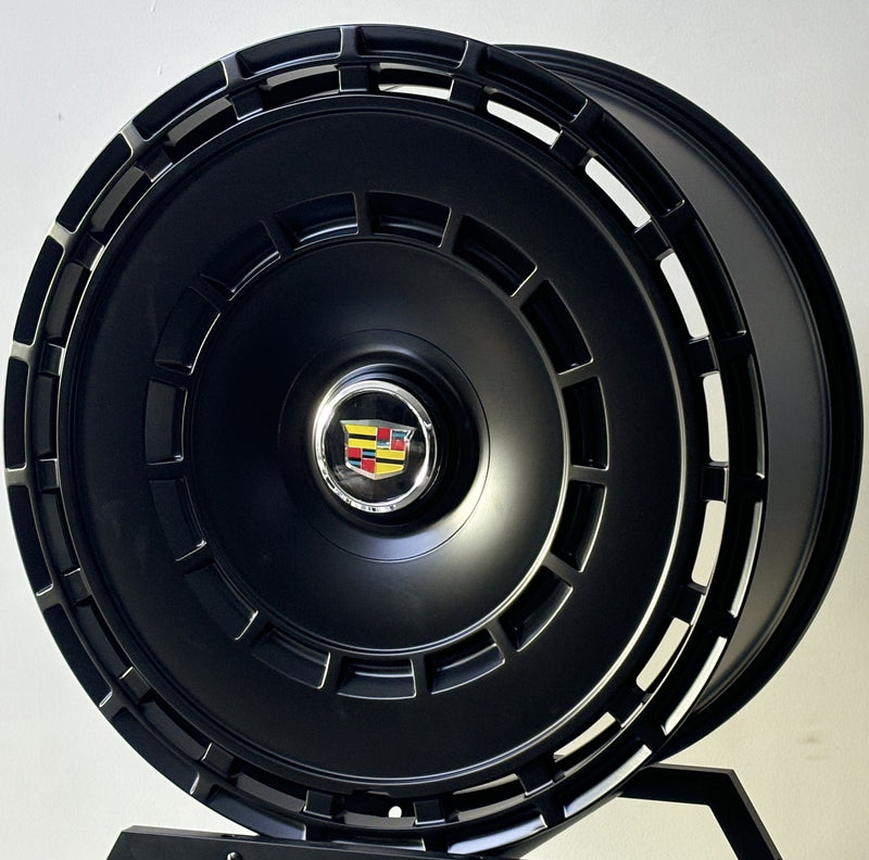 24 INCH RIMS ESCALADE SUV & ESV PLATINUM BLACK SIERRA TAHOE YUKON BLAC ...