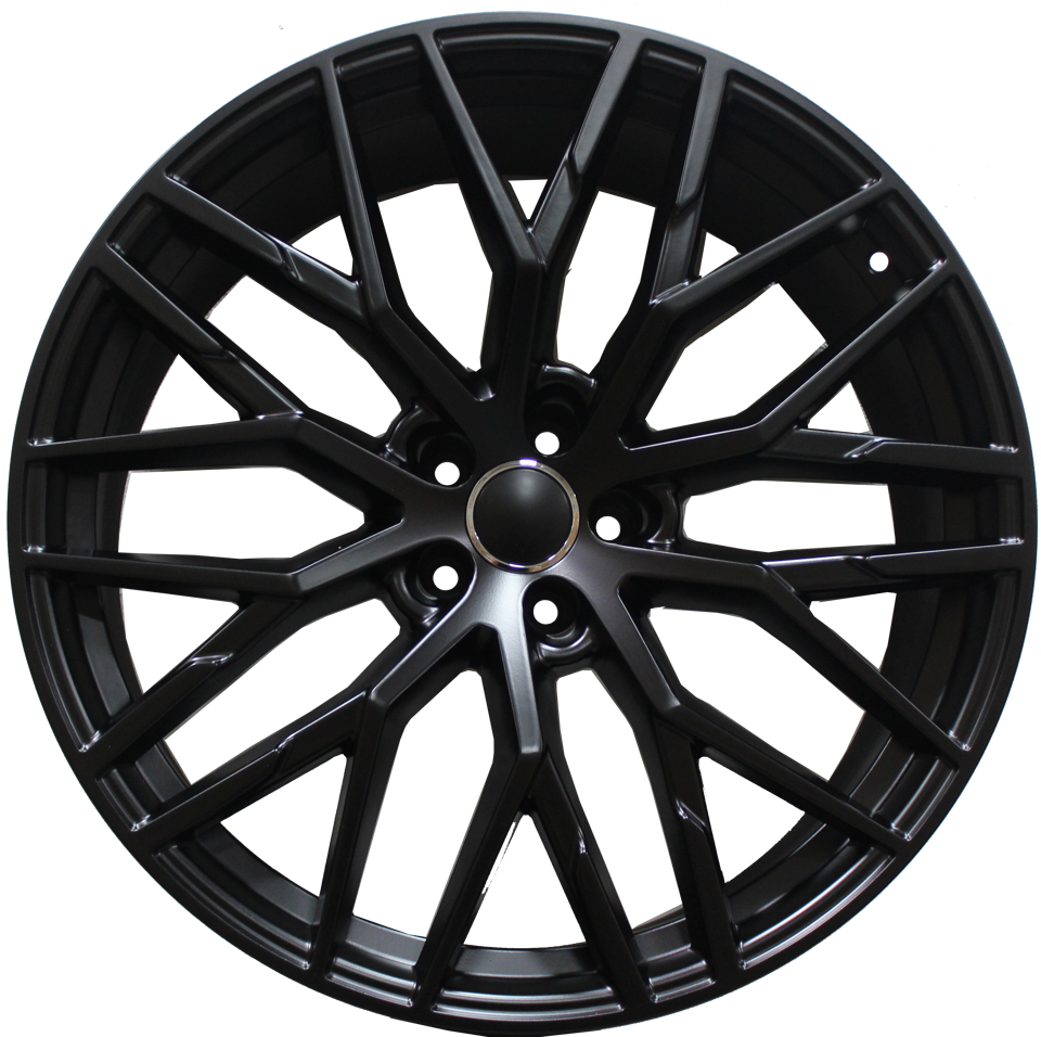 20 Inch Rims Audi S Line R8 Style A4 S4 A5 S5 A6 S6 A7 S7 Q3 Q5 SQ5 Mesh Satin Black Wheels