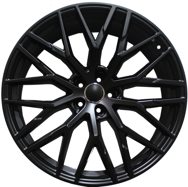 20 Inch Rims Audi S Line R8 Style A4 S4 A5 S5 A6 S6 A7 S7 Q3 Q5 SQ5 Mesh Satin Black Wheels