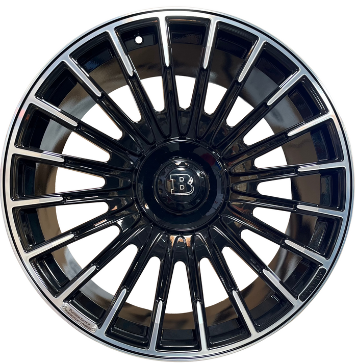 24" Inch Rims Fit Mercedes G Wagon G550 G65 G63 G55 G500 Brabus "PLATINUM" Style Wheels
