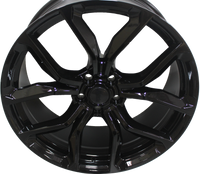 22 Inch Rims Range Rover Sport SVR Style Gloss Black Wheels