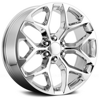 26 INCH CHROME GMC/CHEVY RIMS SIERRA DENALI YUKON TAHOE SUBURBAN AVALANCH LTZ SNOWFLAKE WHEELS