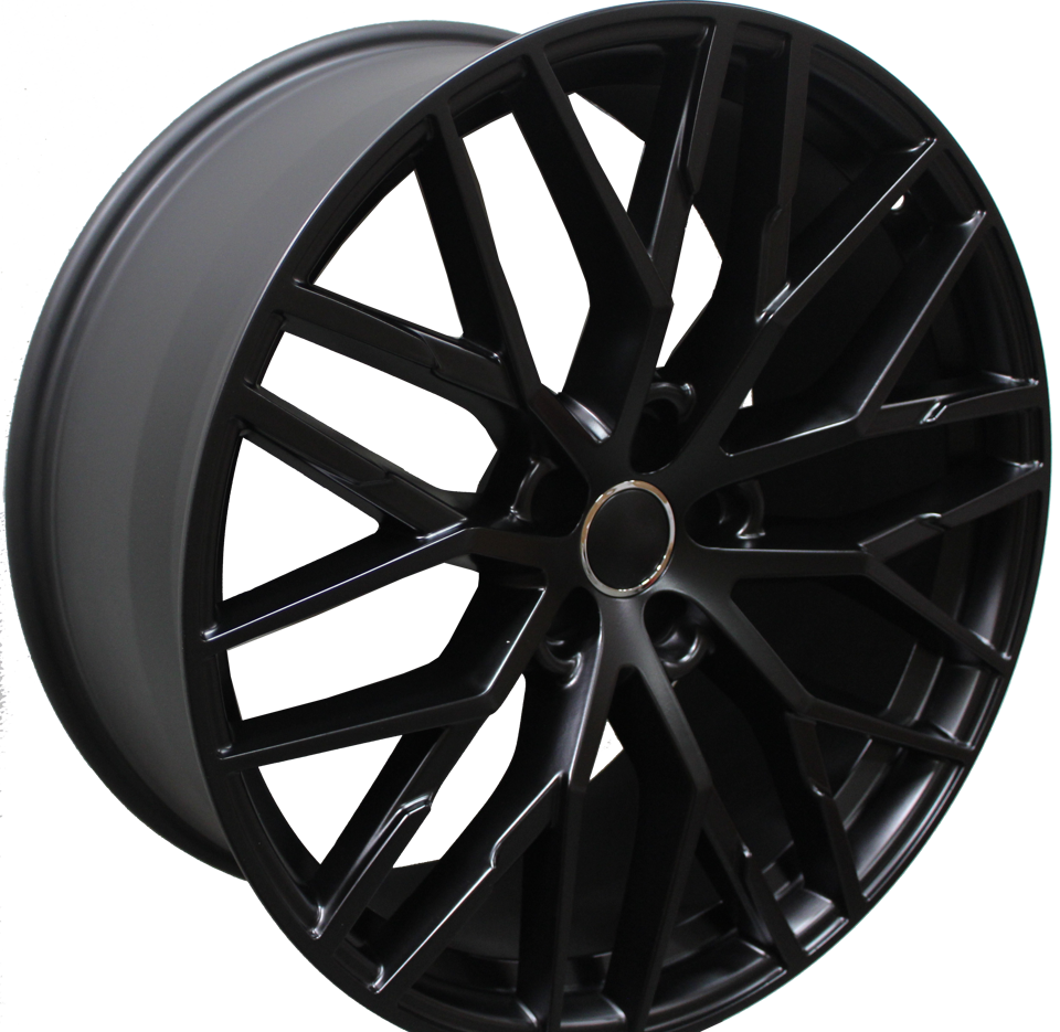 20 Inch Rims Audi S Line R8 Style A4 S4 A5 S5 A6 S6 A7 S7 Q3 Q5 SQ5 Mesh Satin Black Wheels