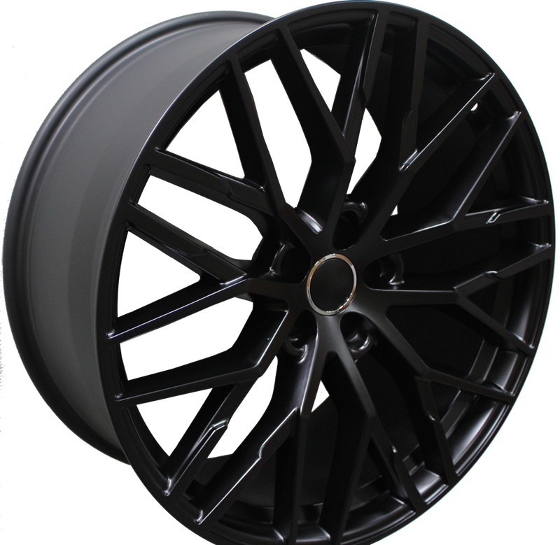 20 Inch Rims Audi S Line R8 Style A4 S4 A5 S5 A6 S6 A7 S7 Q3 Q5 SQ5 Mesh Satin Black Wheels