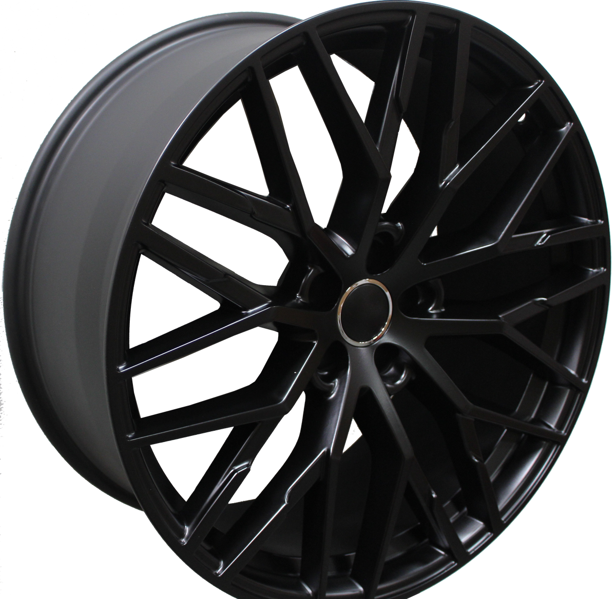 20 Inch Rims Audi S Line R8 Style A4 S4 A5 S5 A6 S6 A7 S7 Q3 Q5 SQ5 Mesh Satin Black Wheels