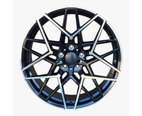 20 Inch Rims M8 Style Fit BMW 3 4 5 6 Series M Sport Staggered Black Machined  Wheels