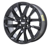 24 INCH RIMS ESCALADE SUV & ESV PLATINUM BLACK SIERRA TAHOE YUKON BLACK WHEELS