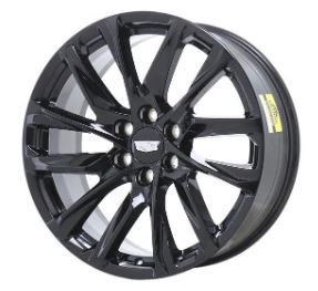 24 INCH RIMS ESCALADE SUV & ESV PLATINUM BLACK SIERRA TAHOE YUKON BLACK WHEELS