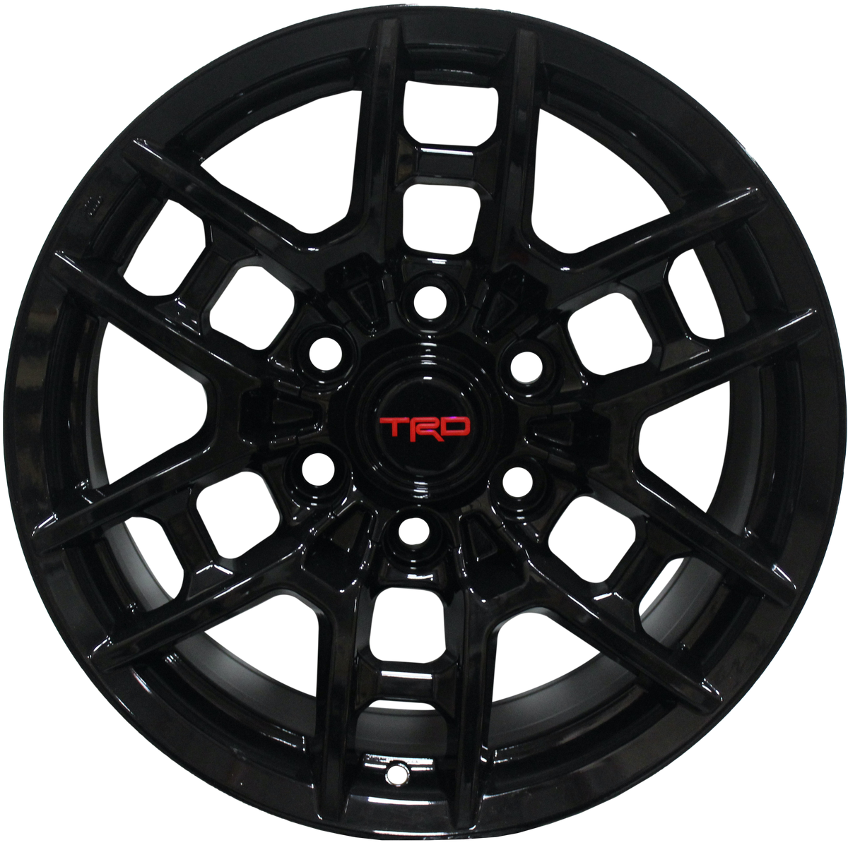22 Inch Toyota TRD PRO Style Rims Fits 4Runner FJ Cruiser Tacoma Style Gloss Black Wheels