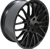 21 Inch Rims Fits Porsche Cayenne Turbo S GTS Base Black Mesh Spyder Wheels