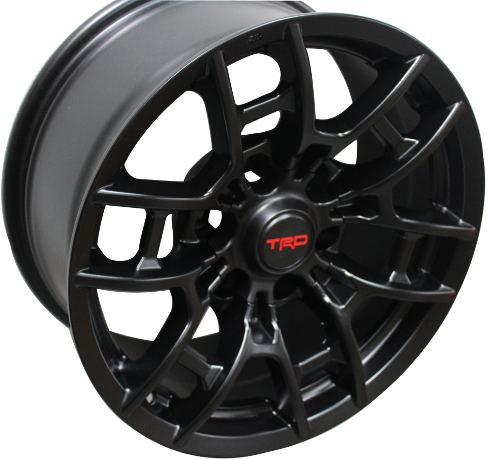 22” inch Toyota TRD 4Runner FJ Cruiser Tacoma Pre Runner TRD Rims Features Set of 4 wheels Matte Black