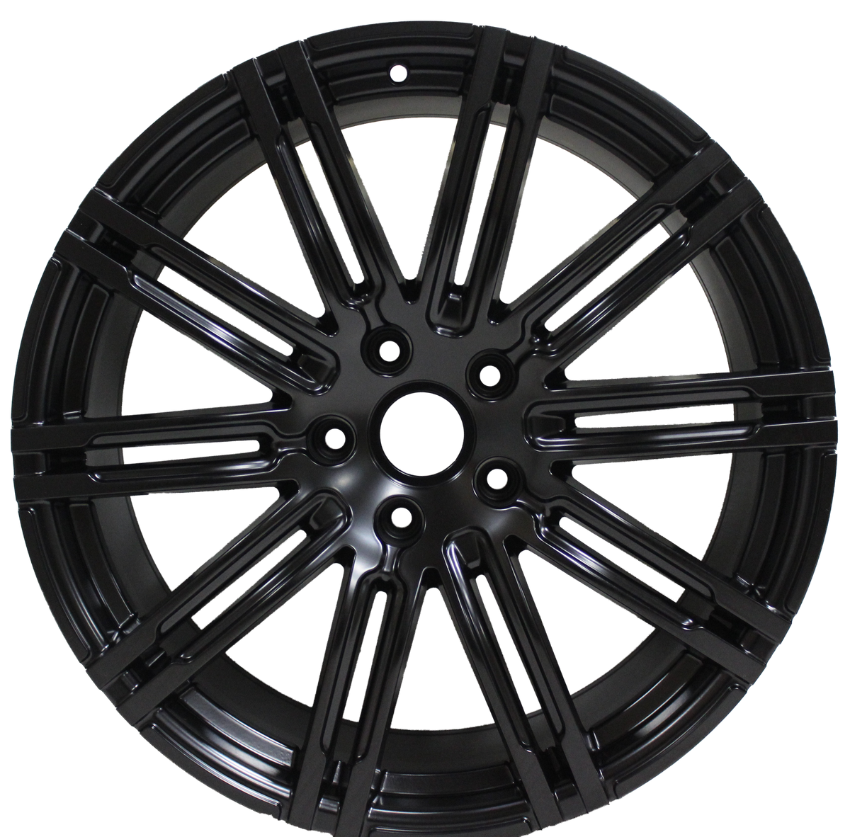 22 Inch Rims Fits Porsche Cayenne Turbo S GTS Base Satin Black Wheels