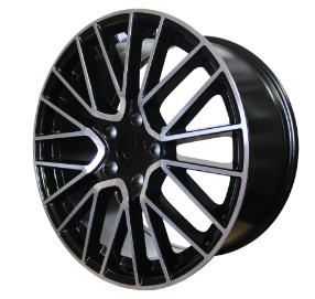 22 Inch Rims Fits Porsche Cayenne Turbo S GTS Base Staggered Spyder Mesh Wheels