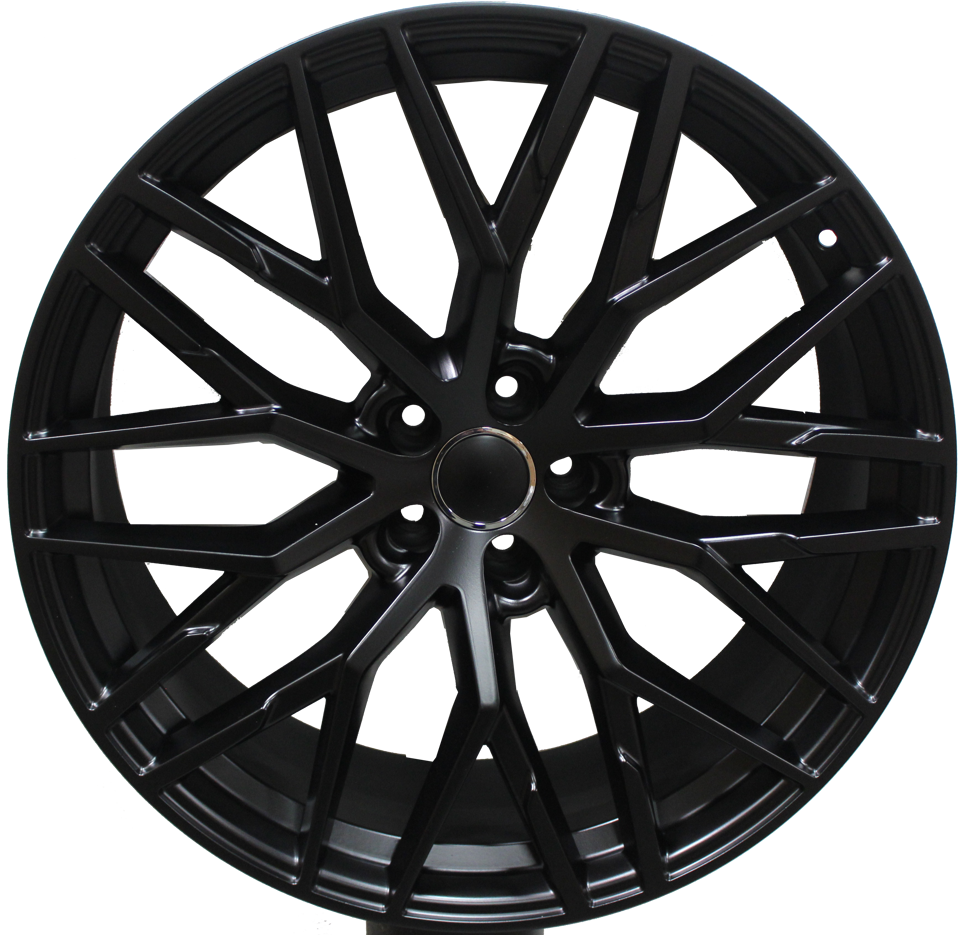 20 Inch Rims Audi S Line R8 Style A4 S4 A5 S5 A6 S6 A7 S7 Q3 Q5 SQ5 Mesh Satin Black Wheels