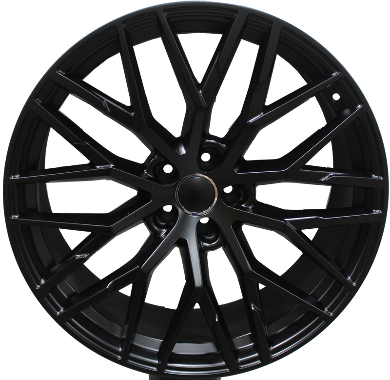 20 Inch Rims Audi S Line R8 Style A4 S4 A5 S5 A6 S6 A7 S7 Q3 Q5 SQ5 Mesh Satin Black Wheels