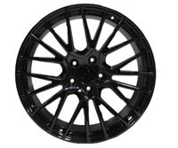 22 Inch Rims Fits Porsche Cayenne Turbo S GTS Base Staggered Spyder Mesh Wheels