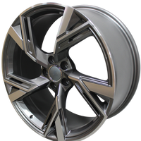 20 Inch Audi RS Style Rims Gunmetal Machined Wheels