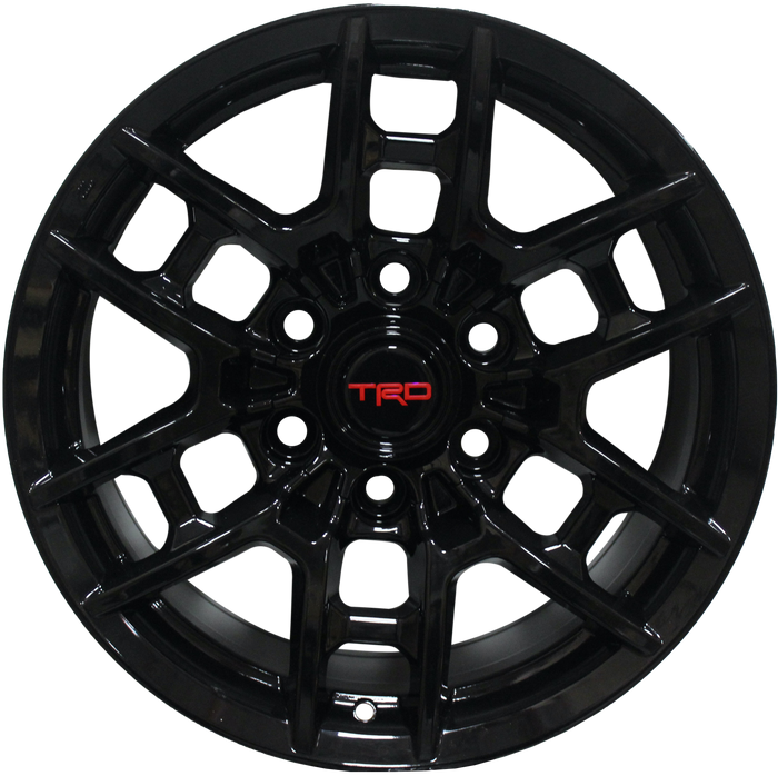 22 Inch Toyota TRD PRO Style Rims Fits 4Runner FJ Cruiser Tacoma Style Gloss Black Wheels